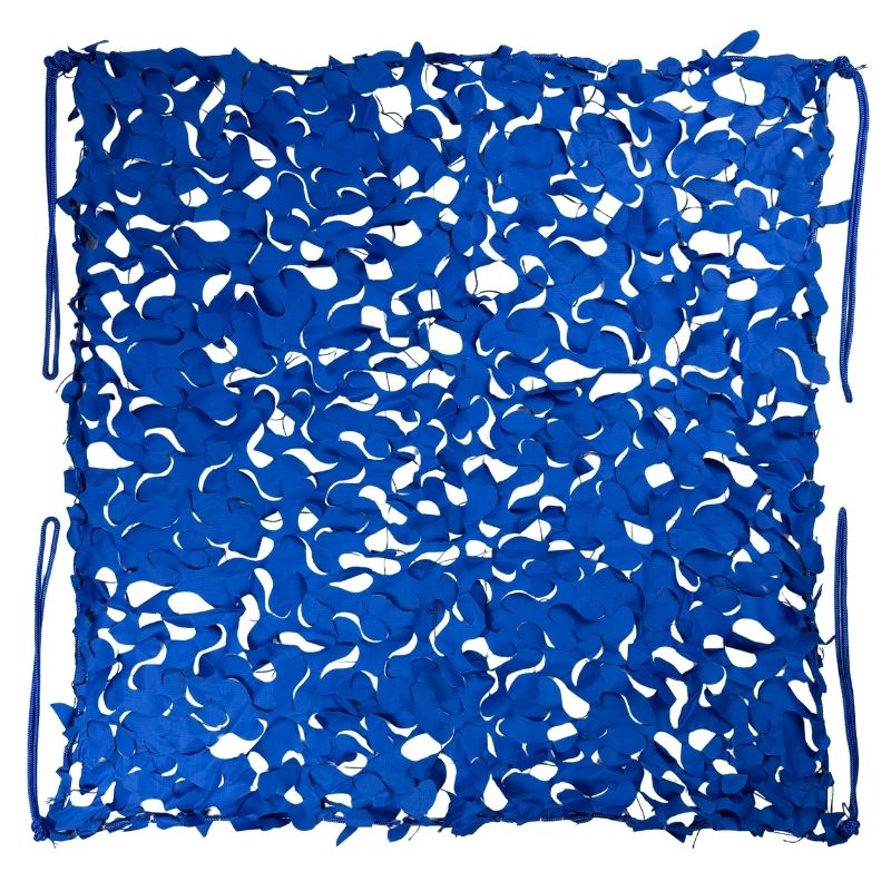 Red de camuflaje reforzada azul