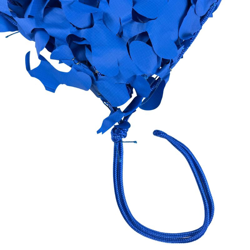 Red de camuflaje triangular azul