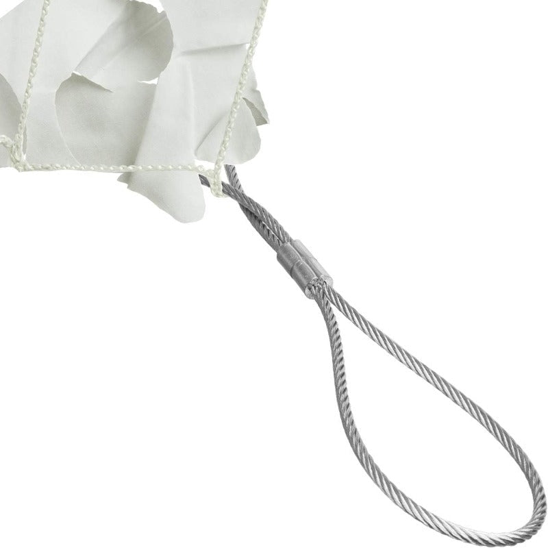 Red de camuflaje reforzada con cable de acero