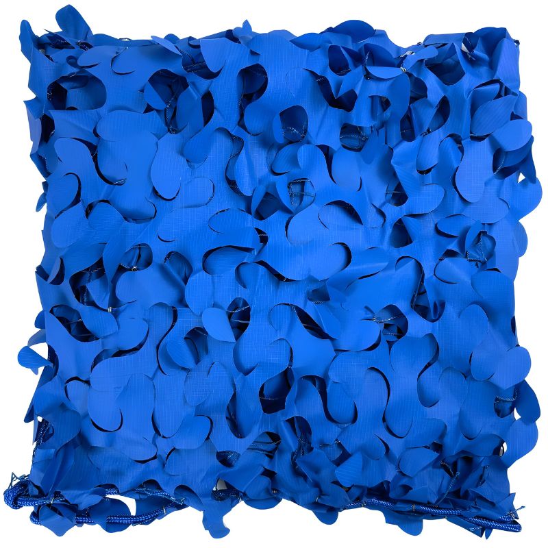 Red de camuflaje triangular azul