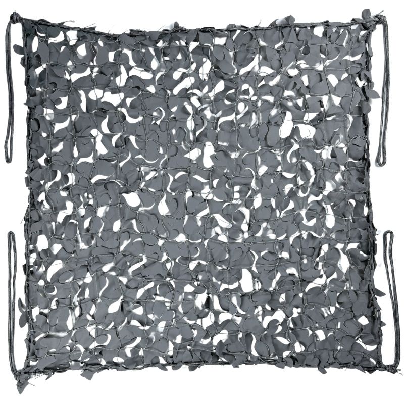 Red de camuflaje reforzada gris