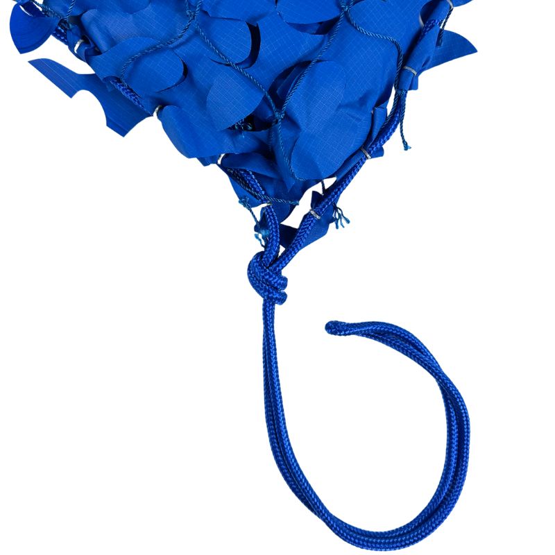 Red de camuflaje triangular azul