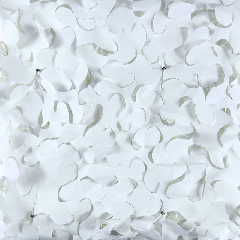 Red de camuflaje reforzada con cable de acero