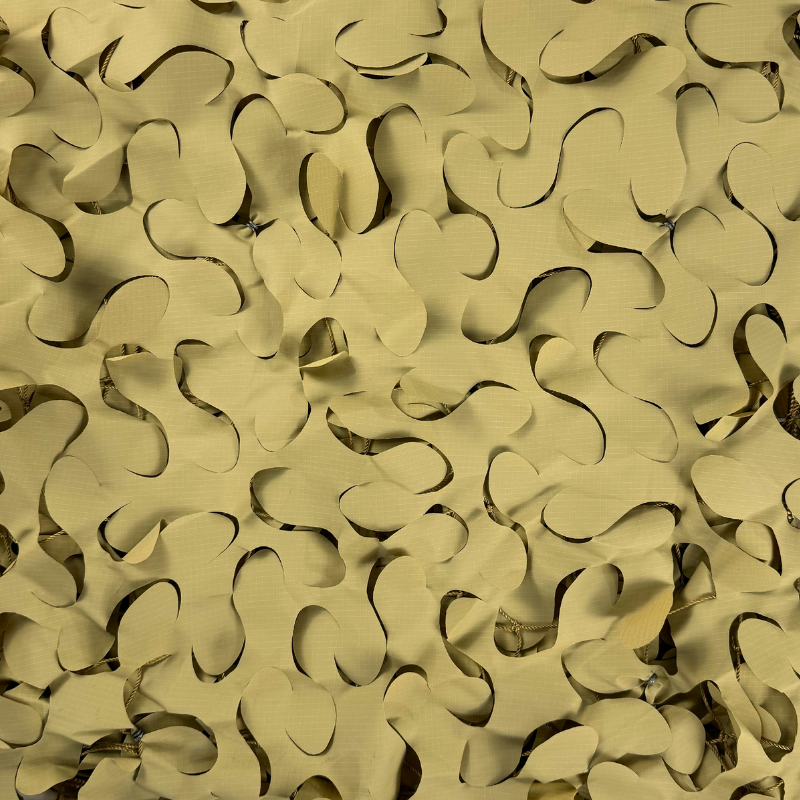 Red de camuflaje reforzada con cable de acero