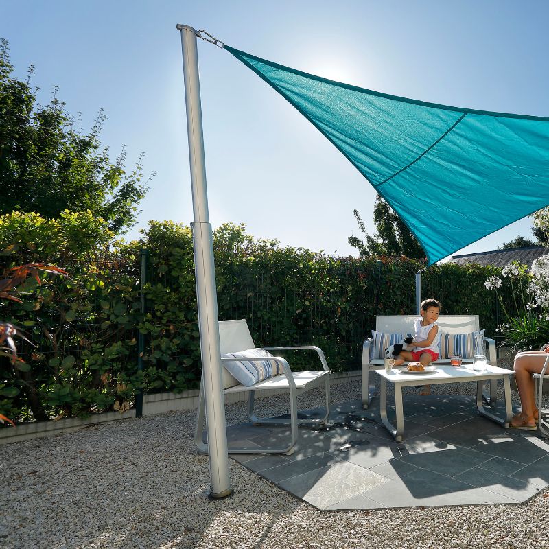 Base de anclaje para mástiles telescópicos