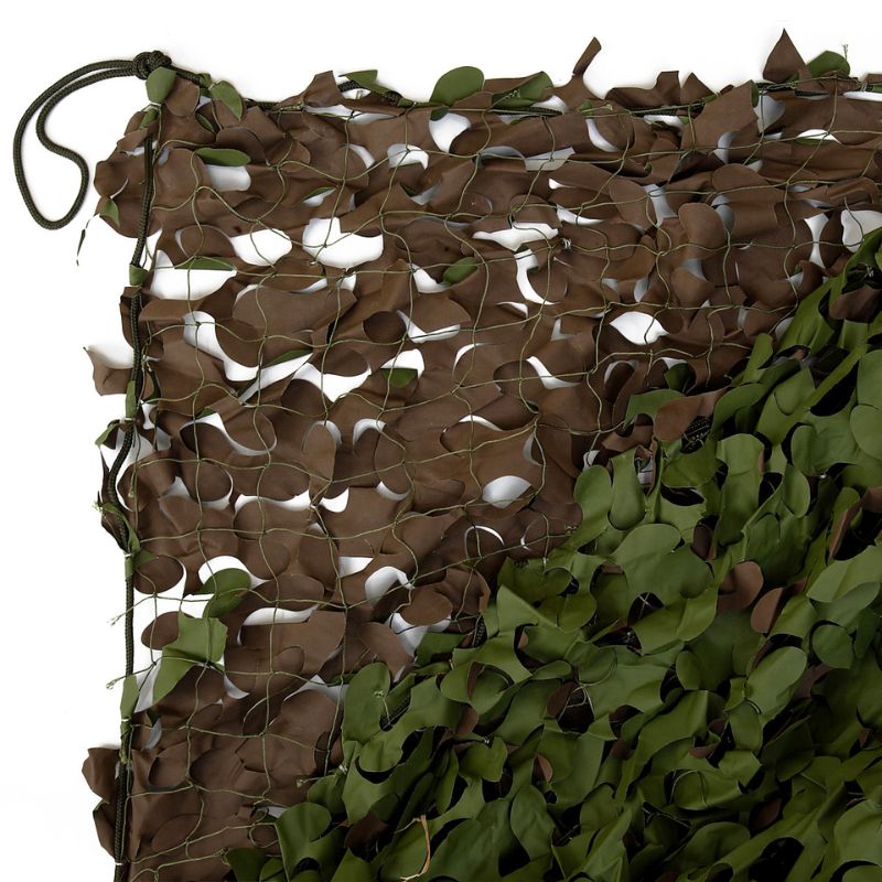 Muestra de red de camuflaje reforzada