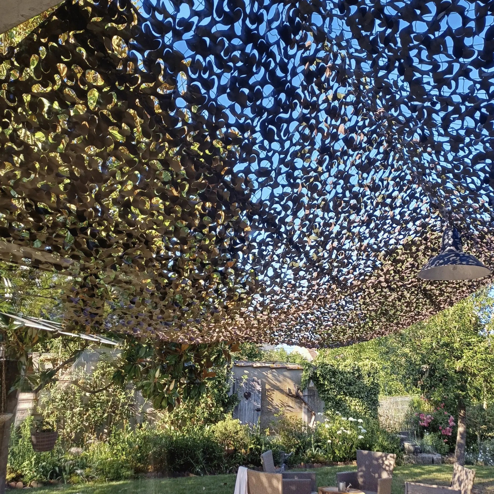 Red de camuflaje reforzada militar