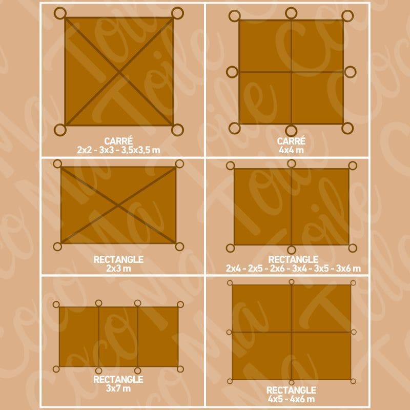 Toldo fibra de coco