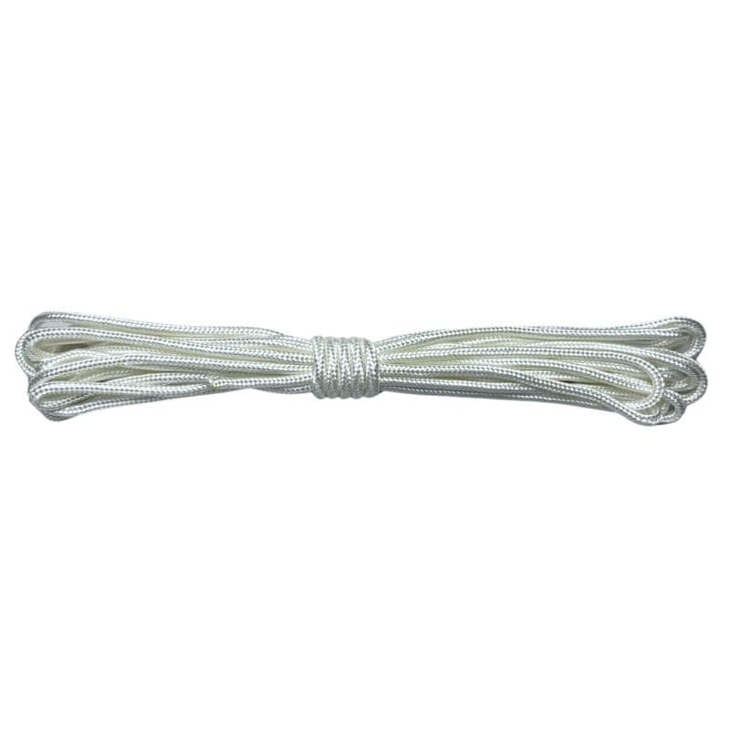 cuerda de fijación para red de camuflaje blanco
