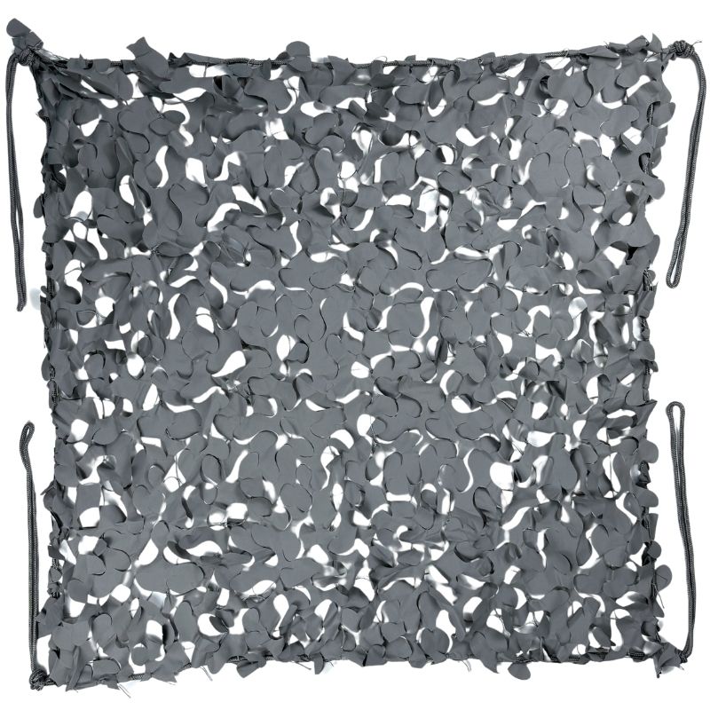 Red de camuflaje reforzada gris
