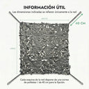 Red de camuflaje reforzada gris