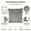 Red de camuflaje reforzada gris