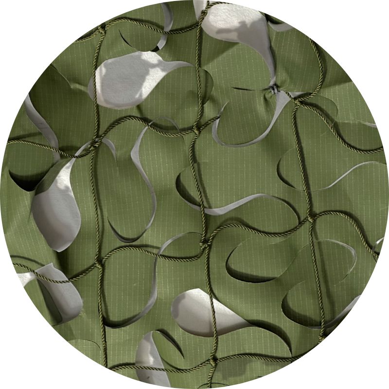 Red de camuflaje triangular verde
