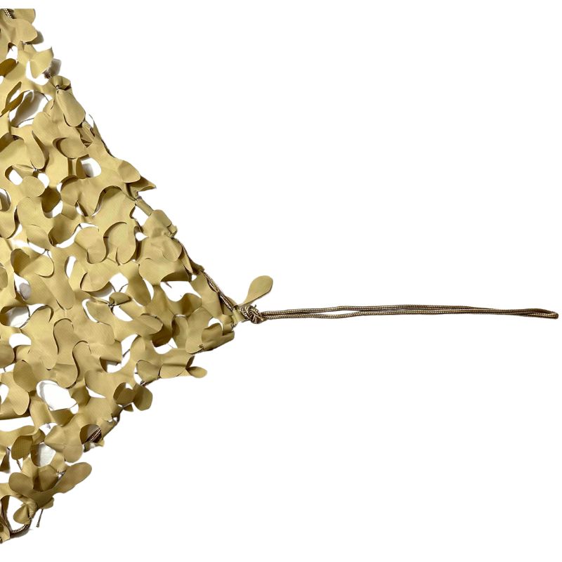 Vela de sombra camuflaje triangular